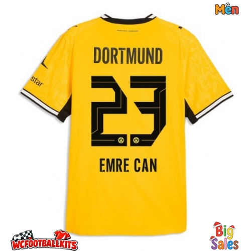 Borussia Dortmund Emre Can #23 Replica Home Stadium Shirt 2026-27 Short Sleeve